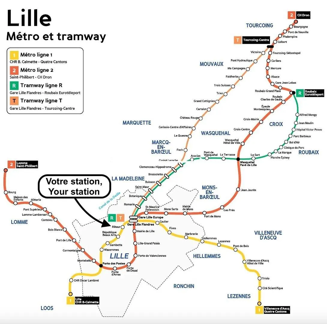Duplex In The Heart Of Old Lille Terrace + Parking公寓 法国